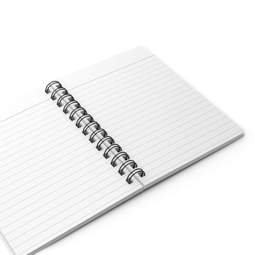 Personalizable Floral Butterfly Pattern Spiral Bound Journal