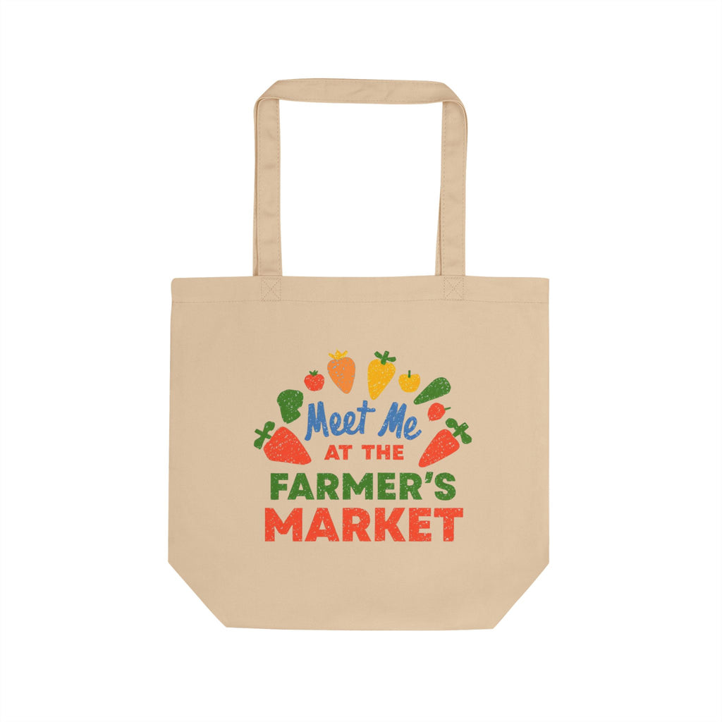 Meet Me at the Farmer's Market Tote Bag | Shop Local Market Produce
