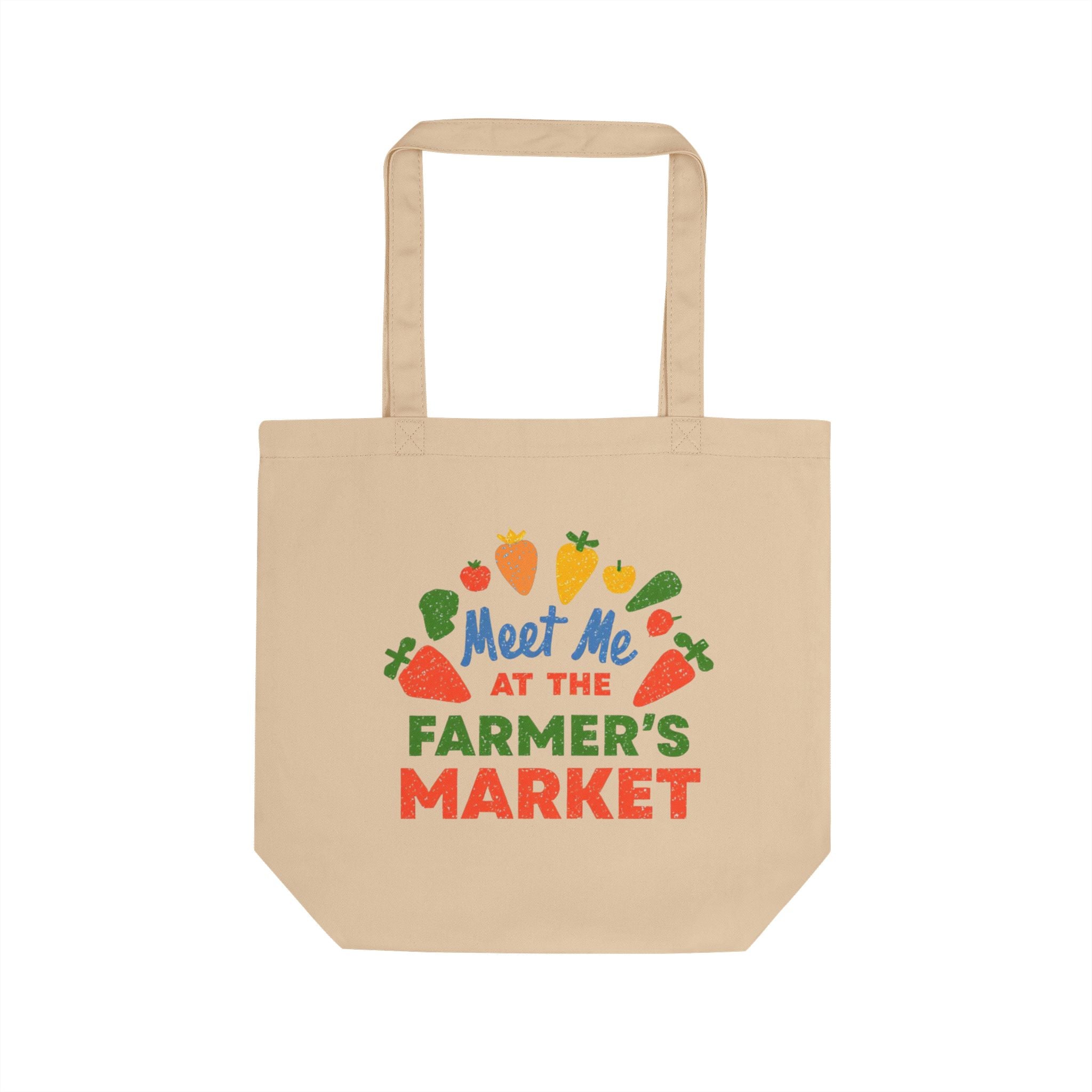 Meet Me at the Farmer's Market Tote Bag | Shop Local Market Produce