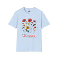 Wildflowers floral illustration T-Shirt | colorful poppy bouquet, inspirational T-Shirt