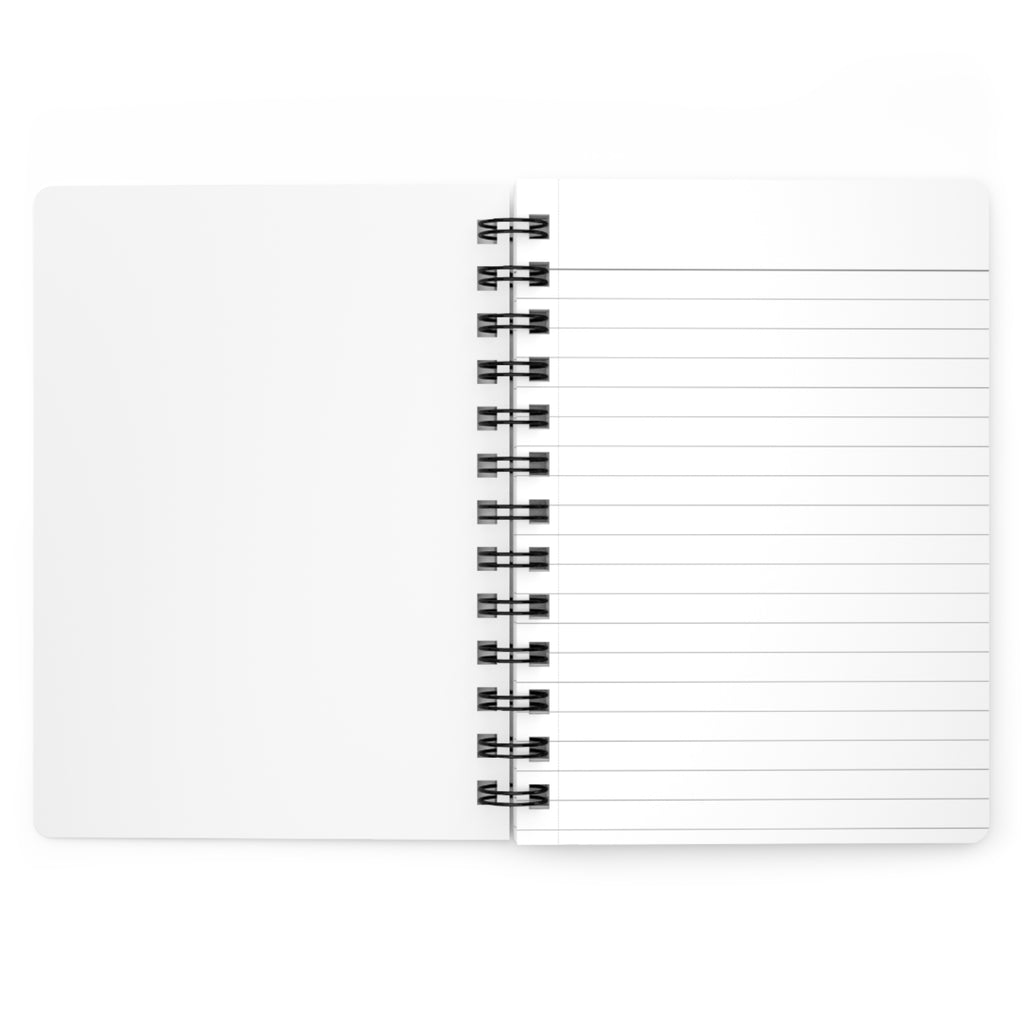 Personalizable Floral Butterfly Pattern Spiral Bound Journal