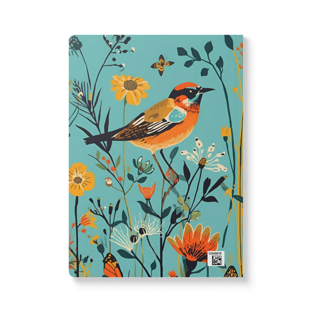 Bird Floral Journal | Softcover Notebook, Make Every Day Count