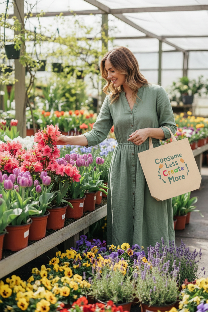 Consume Less Create More Tote — Product Reference